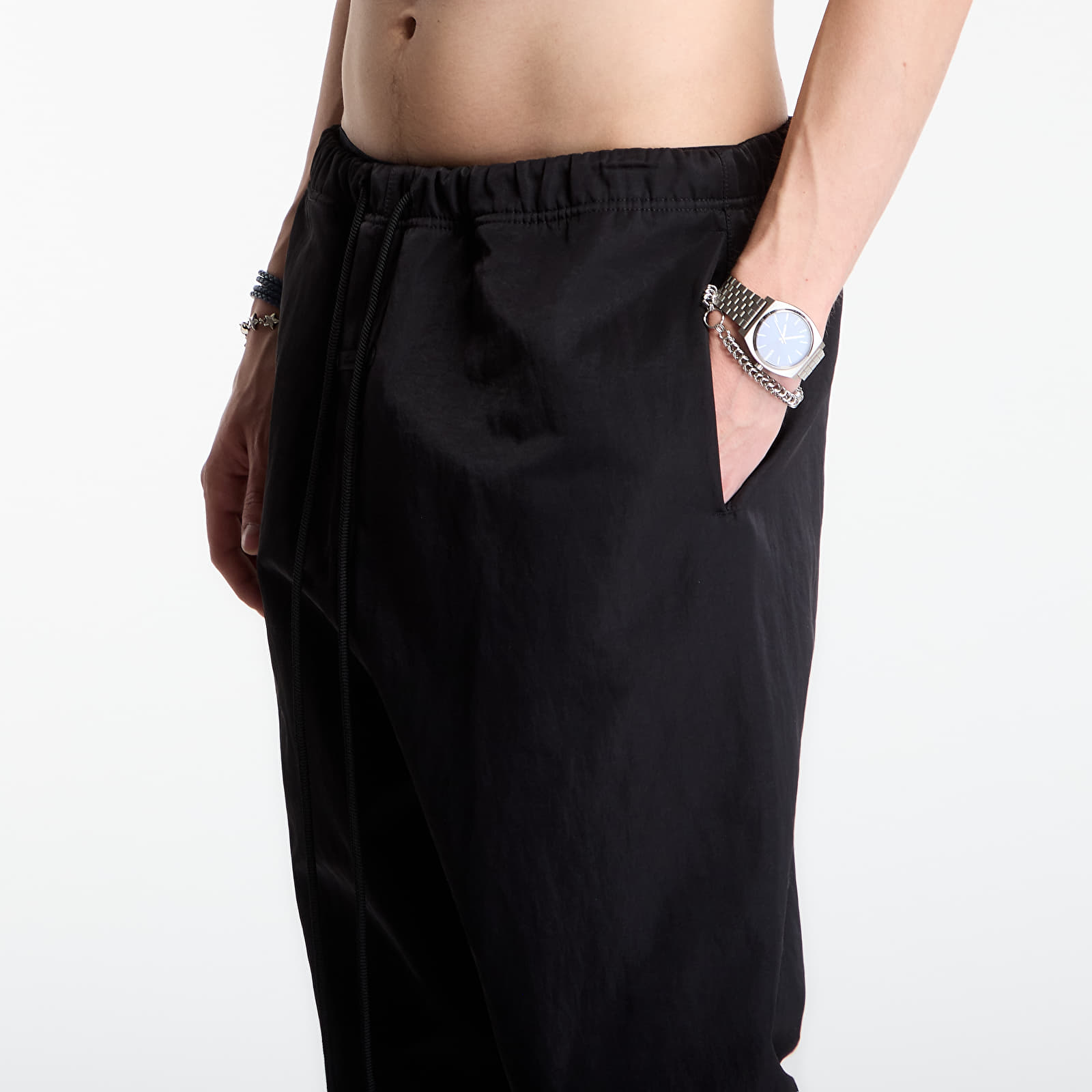 Bukser Fear of God Essentials Active Trace Relaxed Drawstring Pants Vintage Black