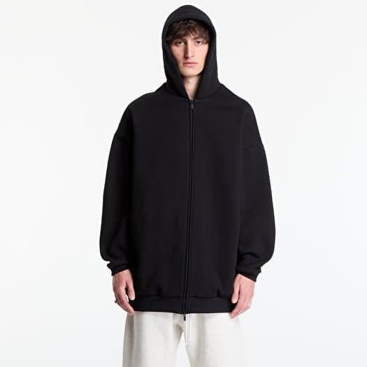 Sweatshirt Fear of God Essentials Property Lounge Long Zip Hoodie Black