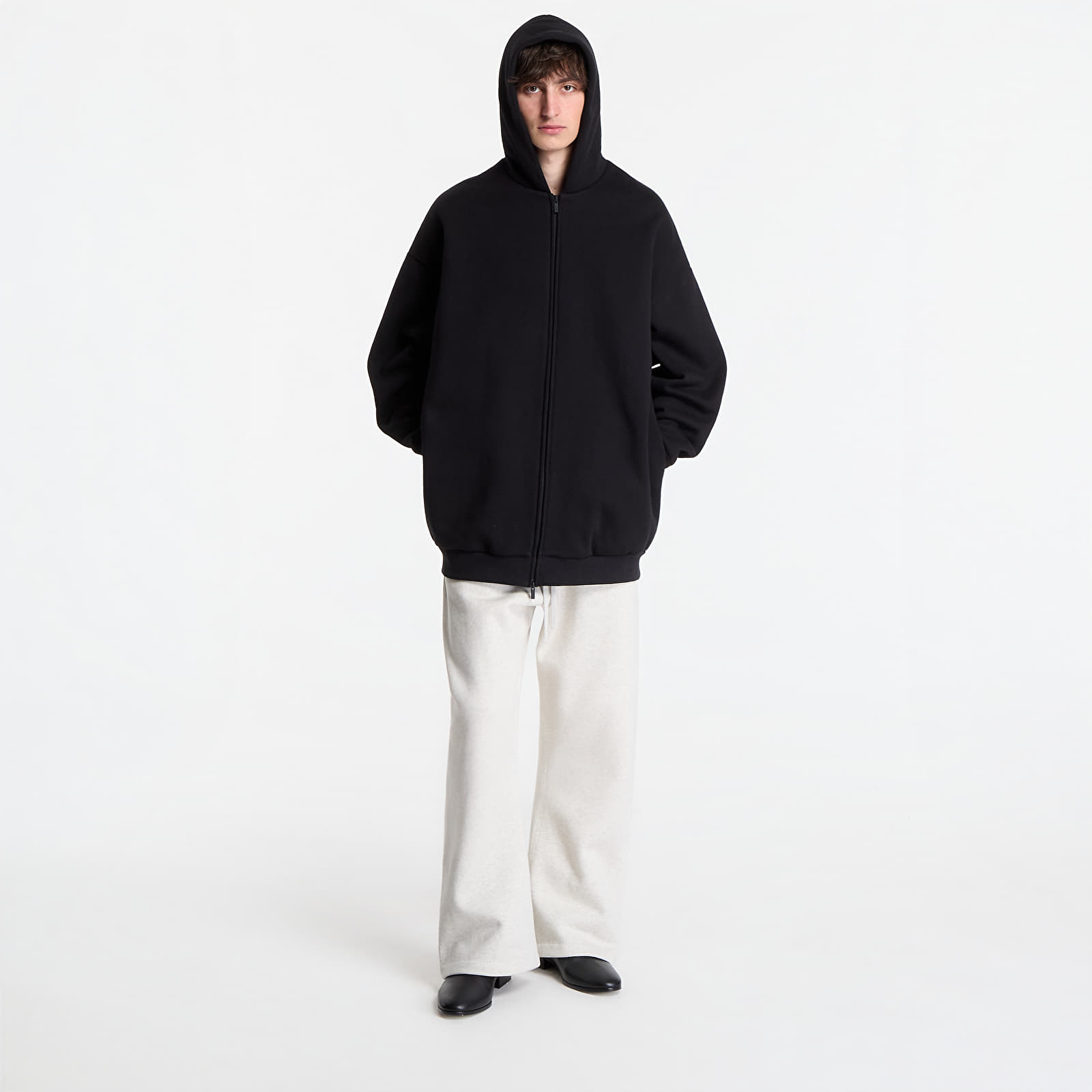 Hoodies och sweatshirts Fear of God Essentials Property Lounge Long Zip Hoodie Black