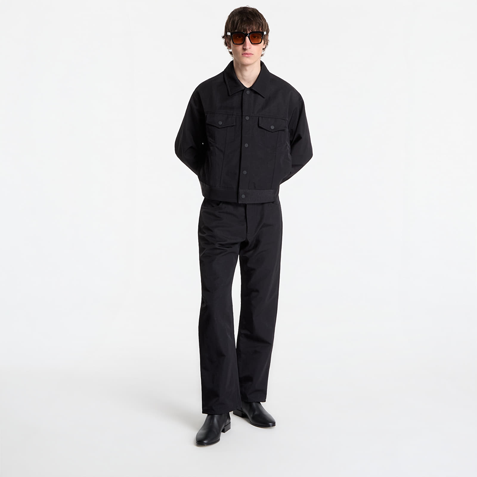 Jakker Fear of God Essentials Trucker Jacket Vintage Black