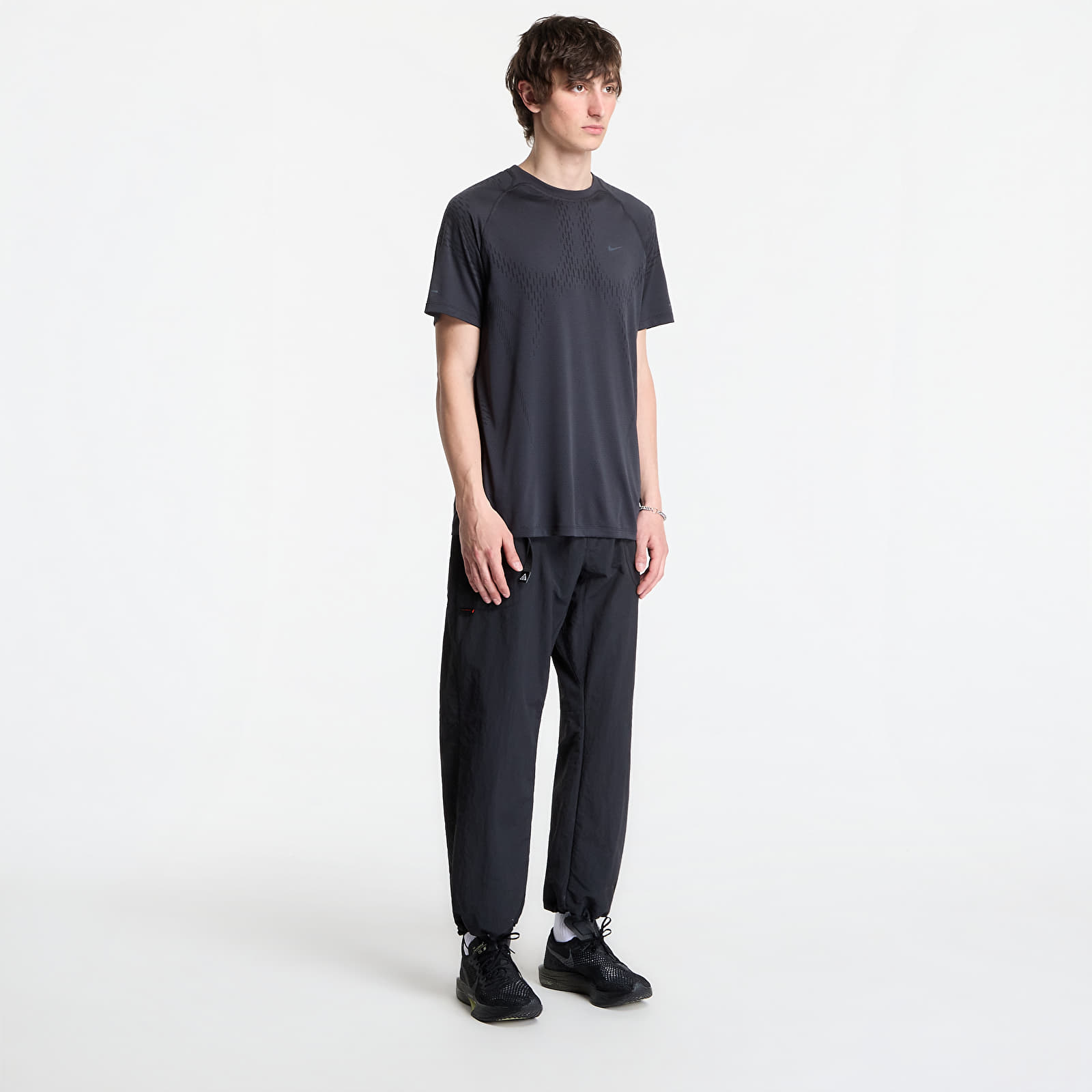 T-shirts Nike Stride Plus Men's Dri-FIT ADV Short-Sleeve Running Top Off Noir/ Black/ Refblk