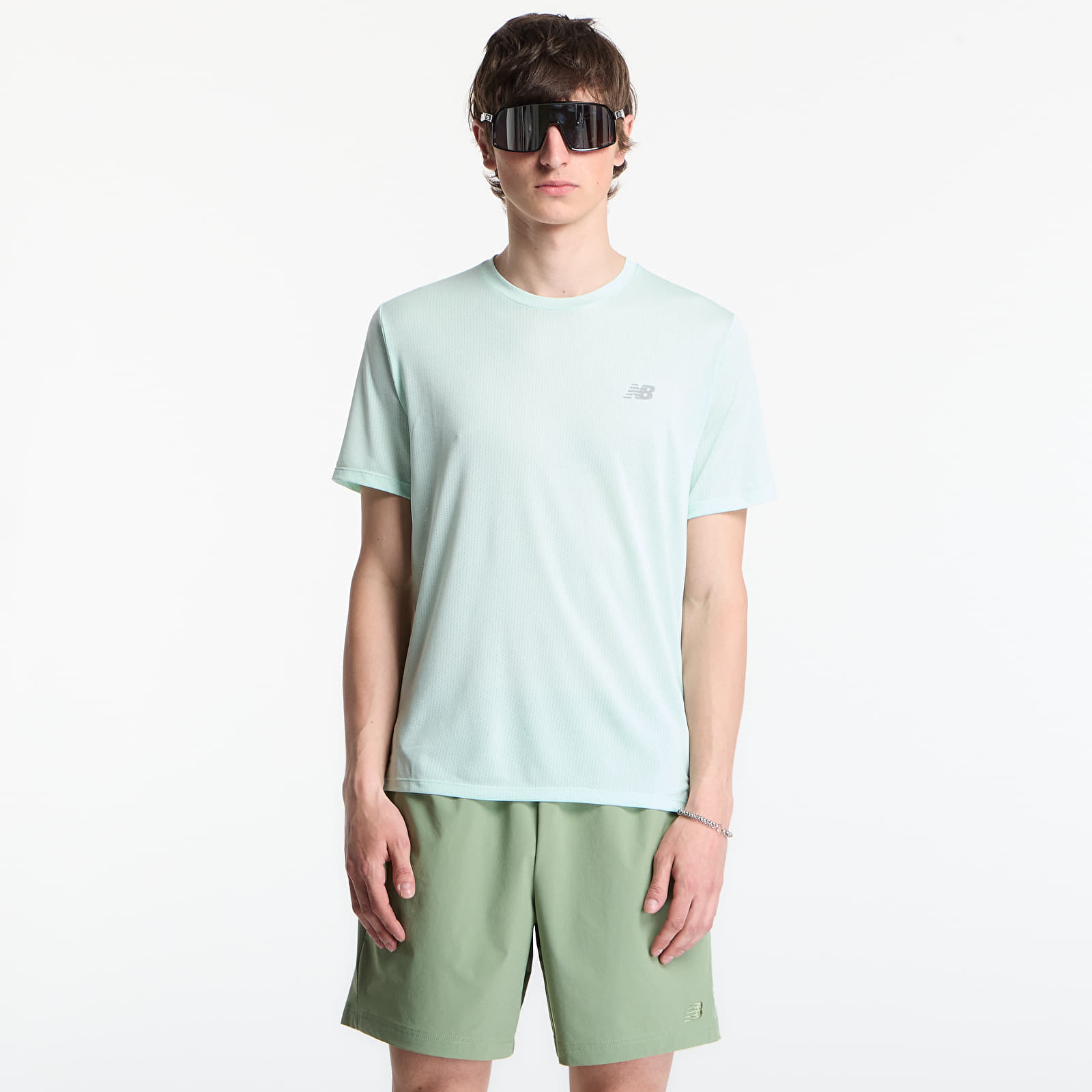 T-shirts New Balance Athletics T-Shirt Cosmic Jade Heather