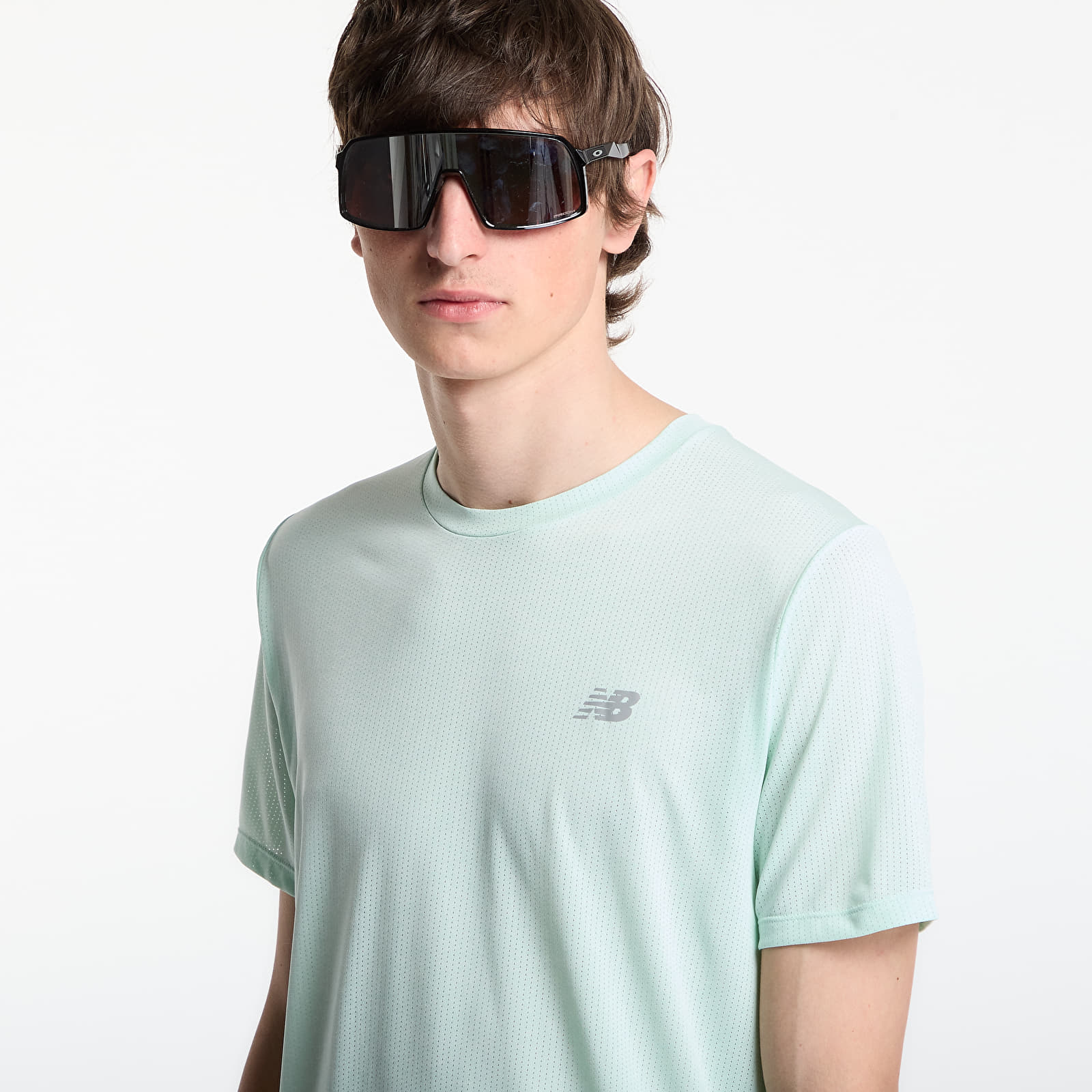 T-shirts New Balance Athletics T-Shirt Cosmic Jade Heather