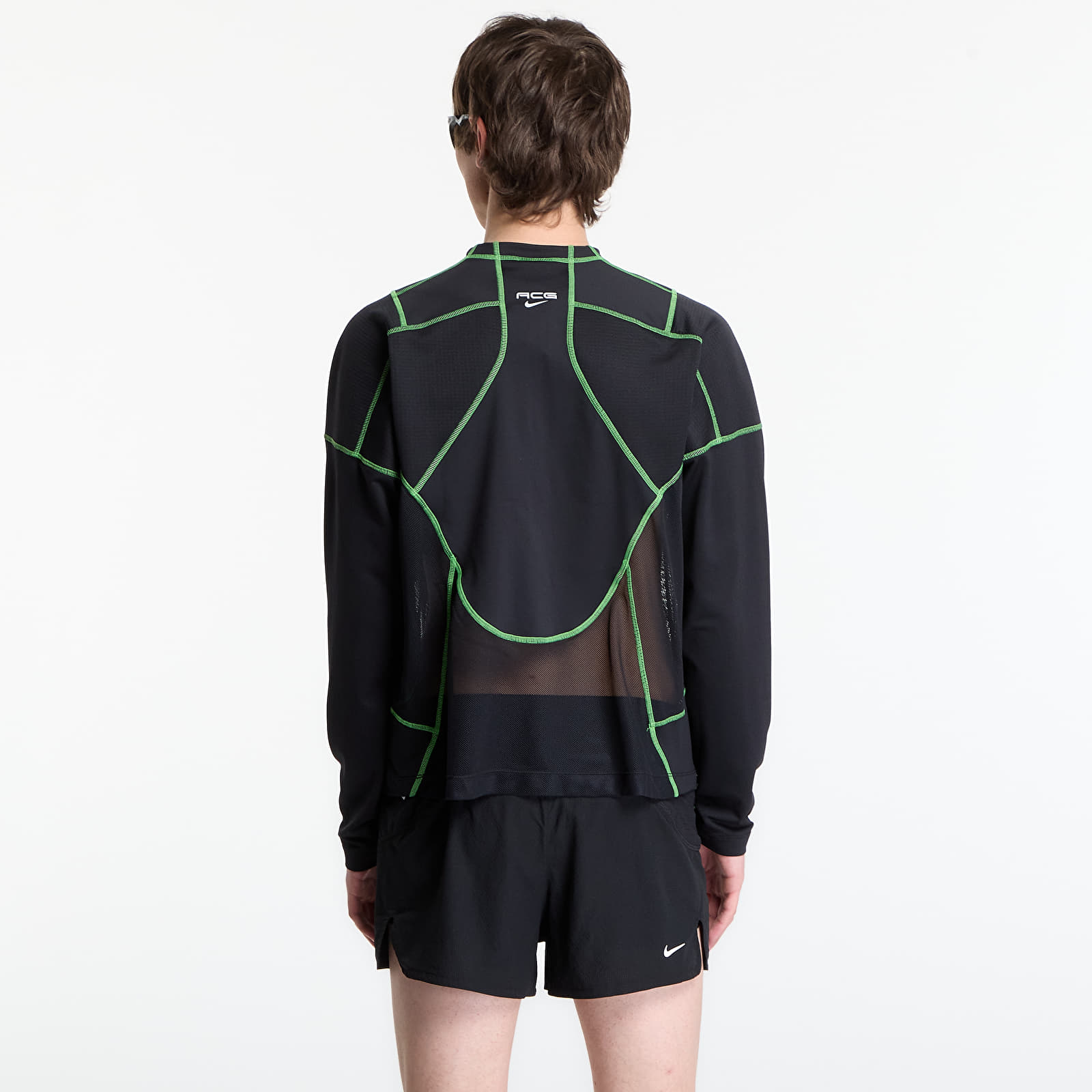 T-shirts Nike ACG "Vault" Dri-FIT Long-Sleeve Top Black/ Mean Green/ Summit White