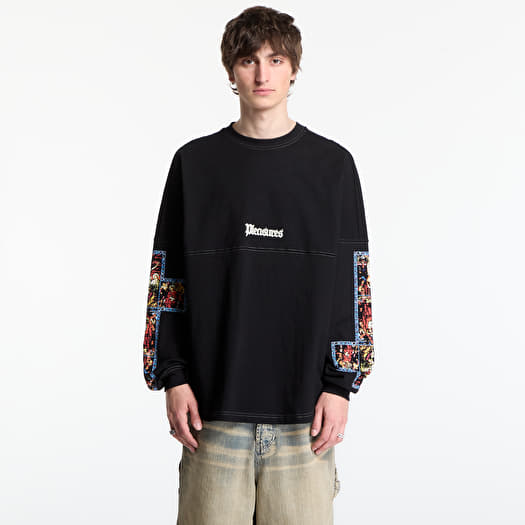 T-shirt PLEASURES Blasphemy Long Sleeve Black