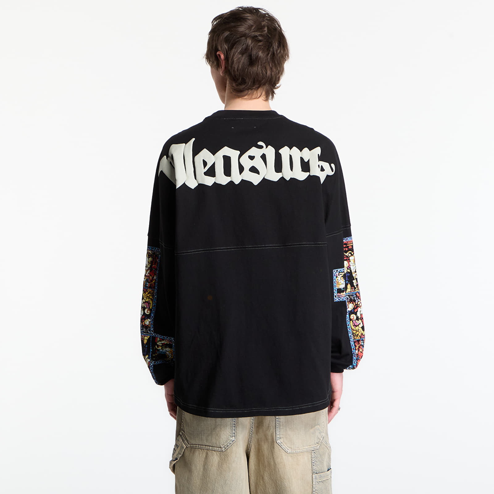 T-shirts PLEASURES Blasphemy Long Sleeve Black