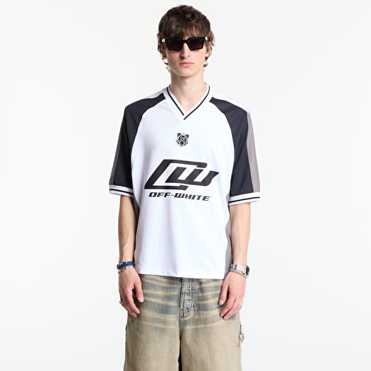 Джърси Off-White Soccer V-Neck S/S T-Shirt 3 White