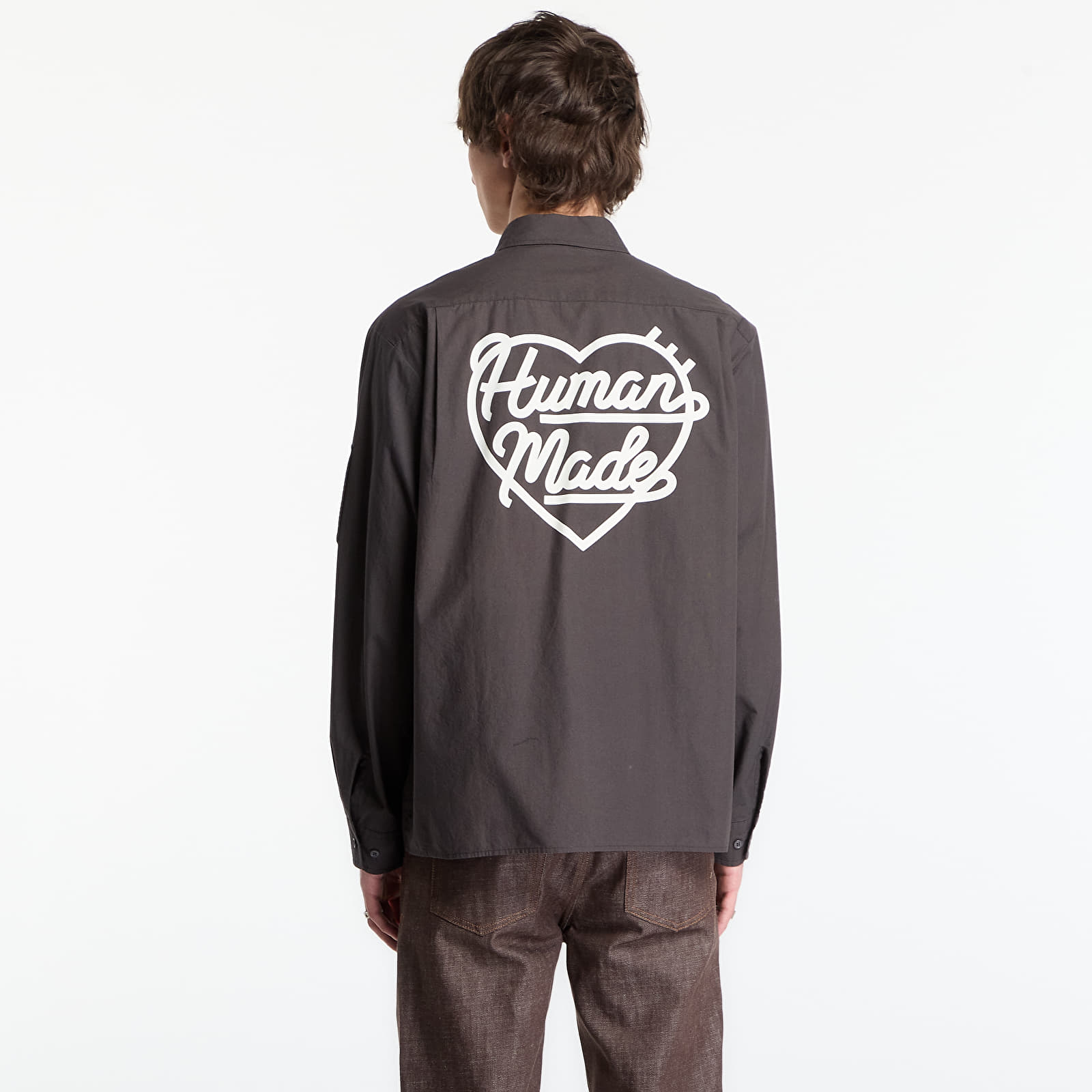 Pánské košile HUMAN MADE Hunting Shirt UNISEX Charcoal