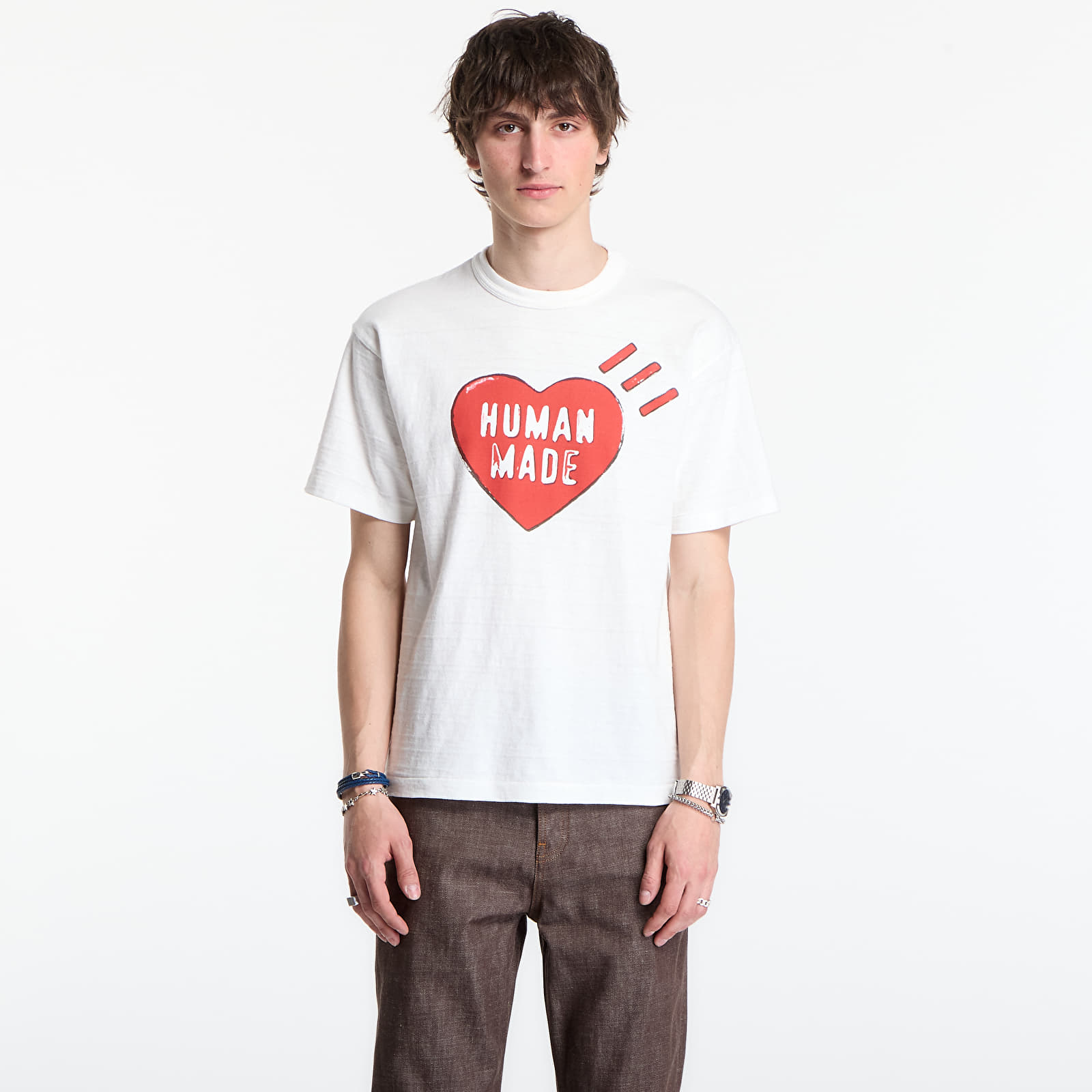 Мъжки тениски HUMAN MADE Graphic T-Shirt UNISEX White