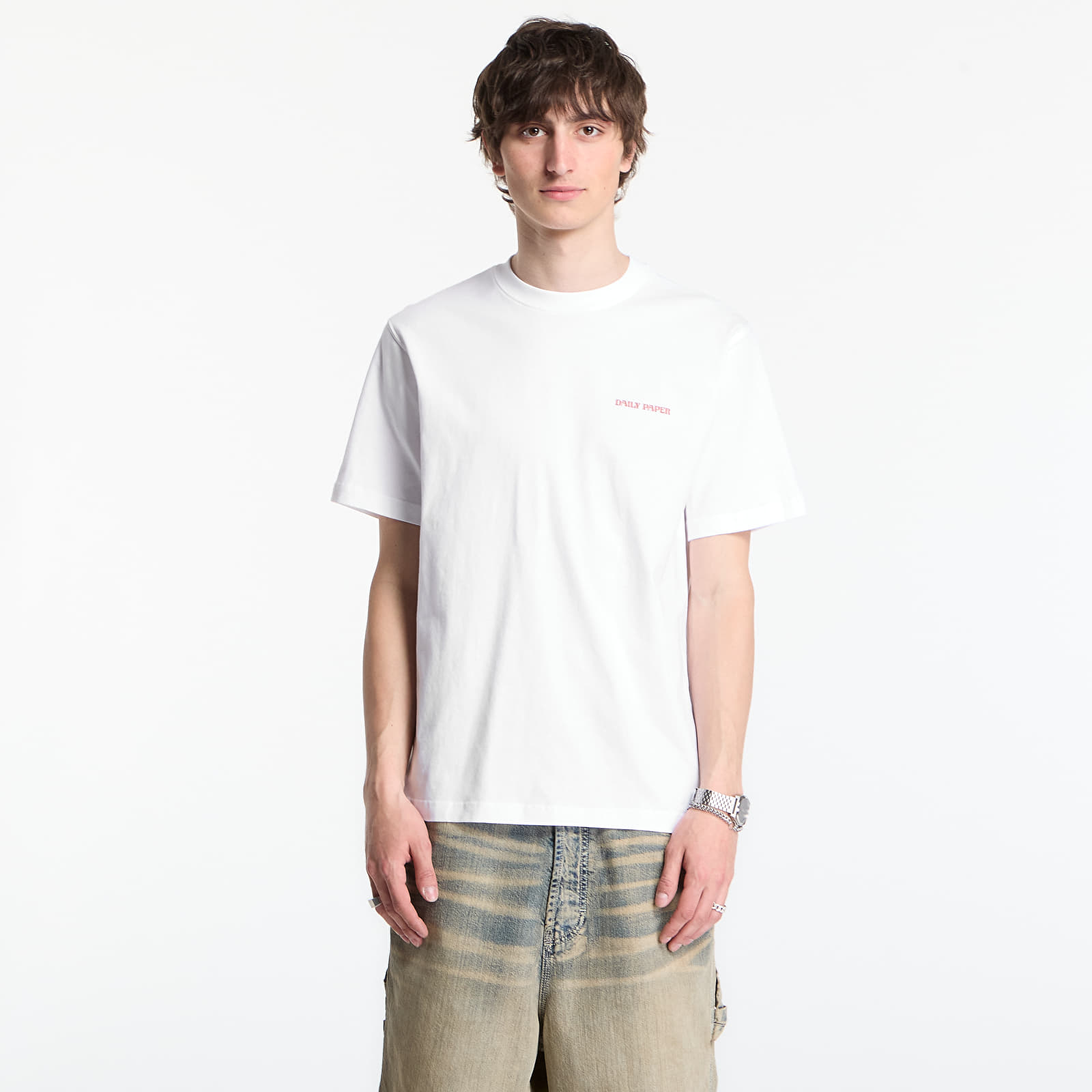 T-shirts Daily Paper Safari Rally Ss T-Shirt White