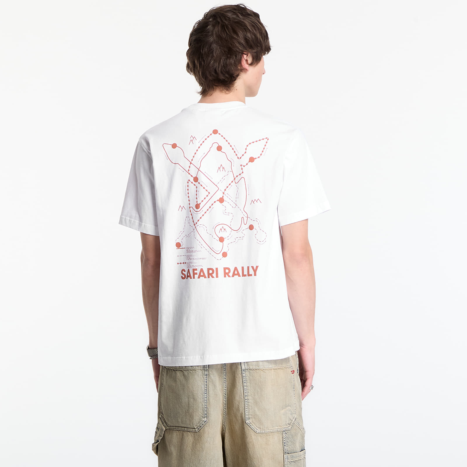 T-shirts Daily Paper Safari Rally Ss T-Shirt White