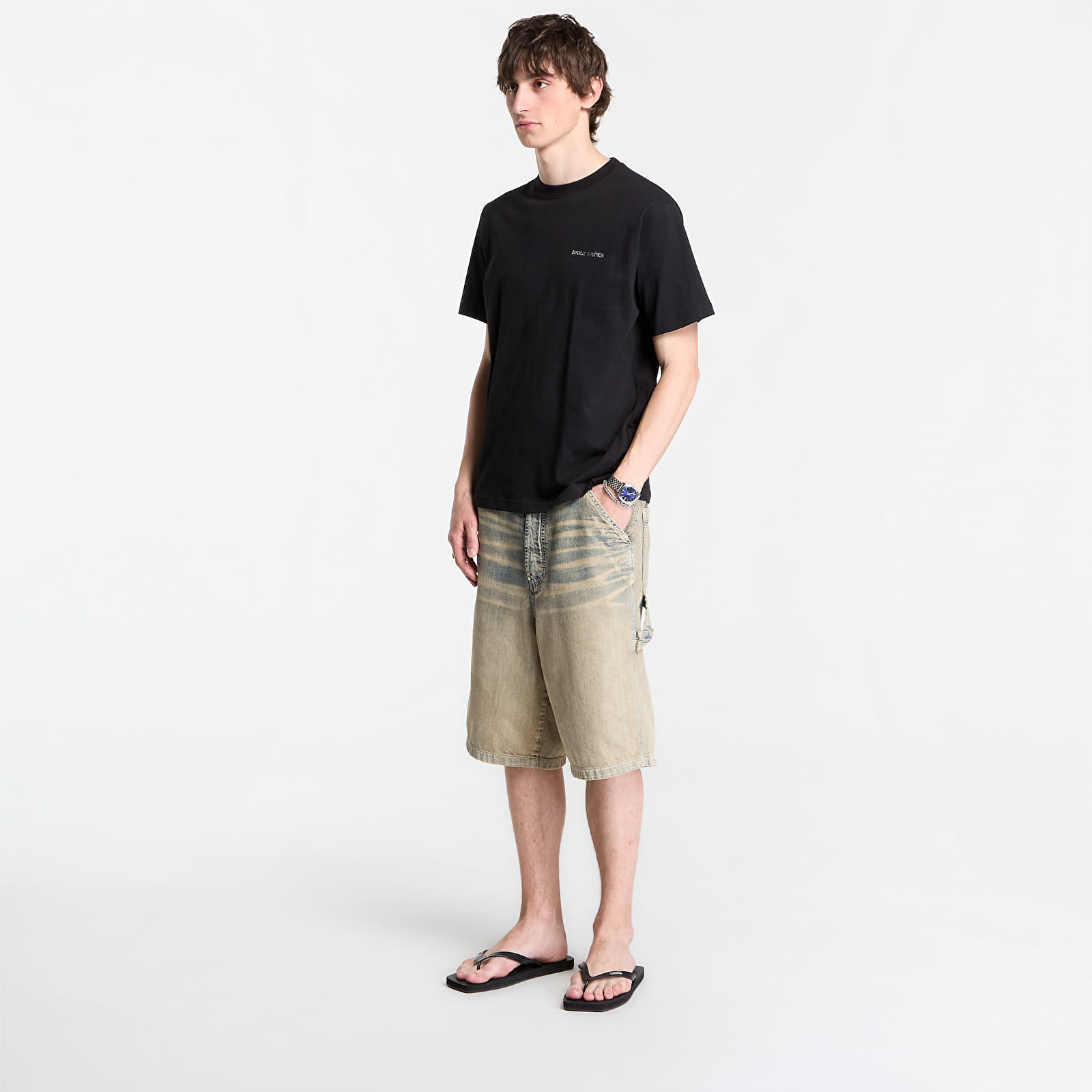 T-shirts Daily Paper Metal Shield Ss T-Shirt Black