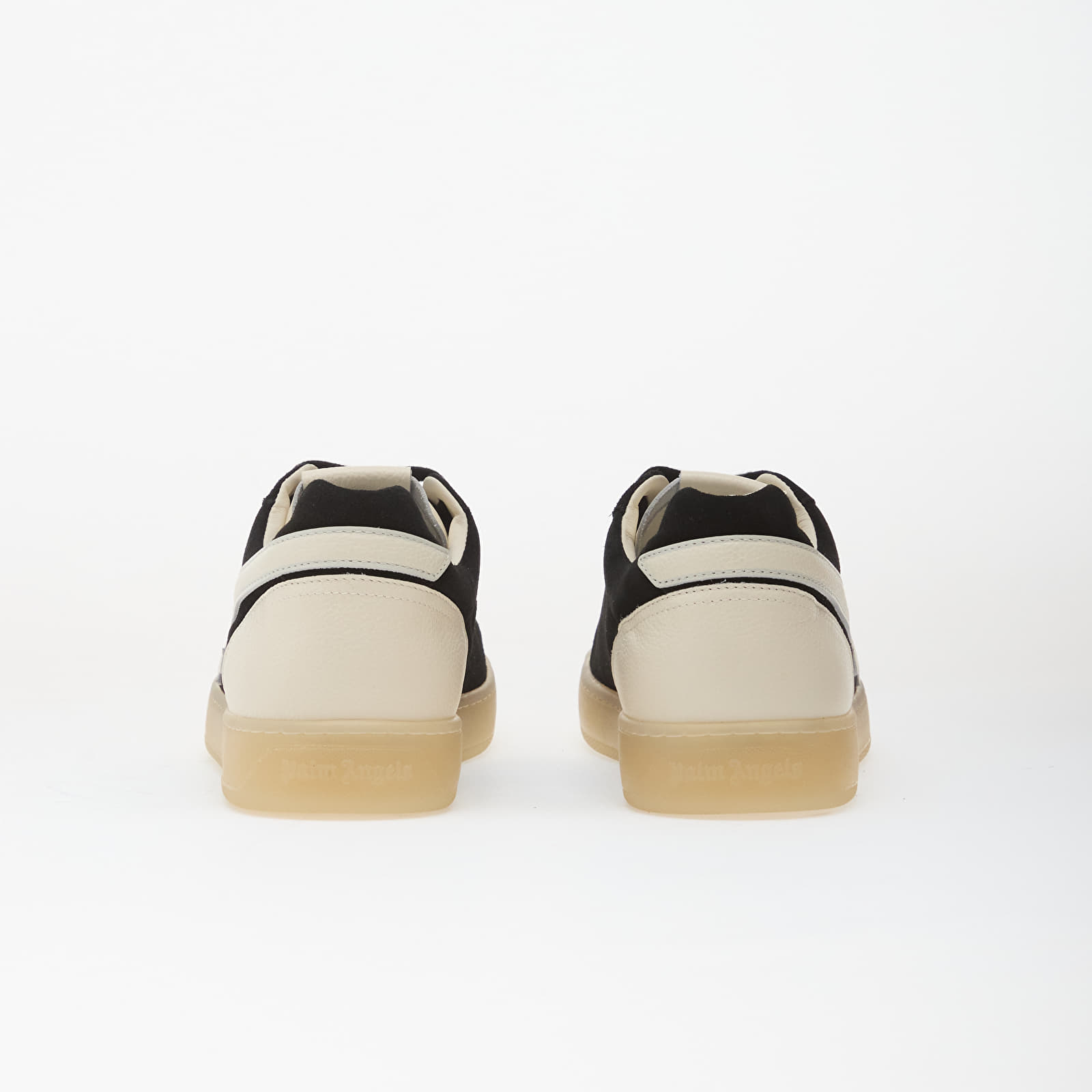 Men's shoes Palm Angels Palm Tennis Suede Sneakers Black Ivory