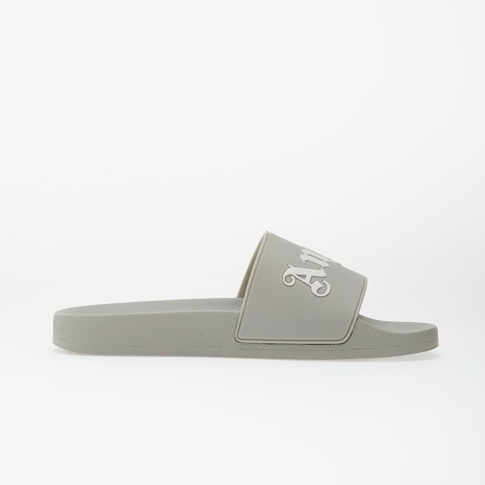 Sko til mænd Palm Angels Big Logo Sliders Grey White