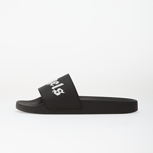 Palm Angels Big Logo Sliders Black White