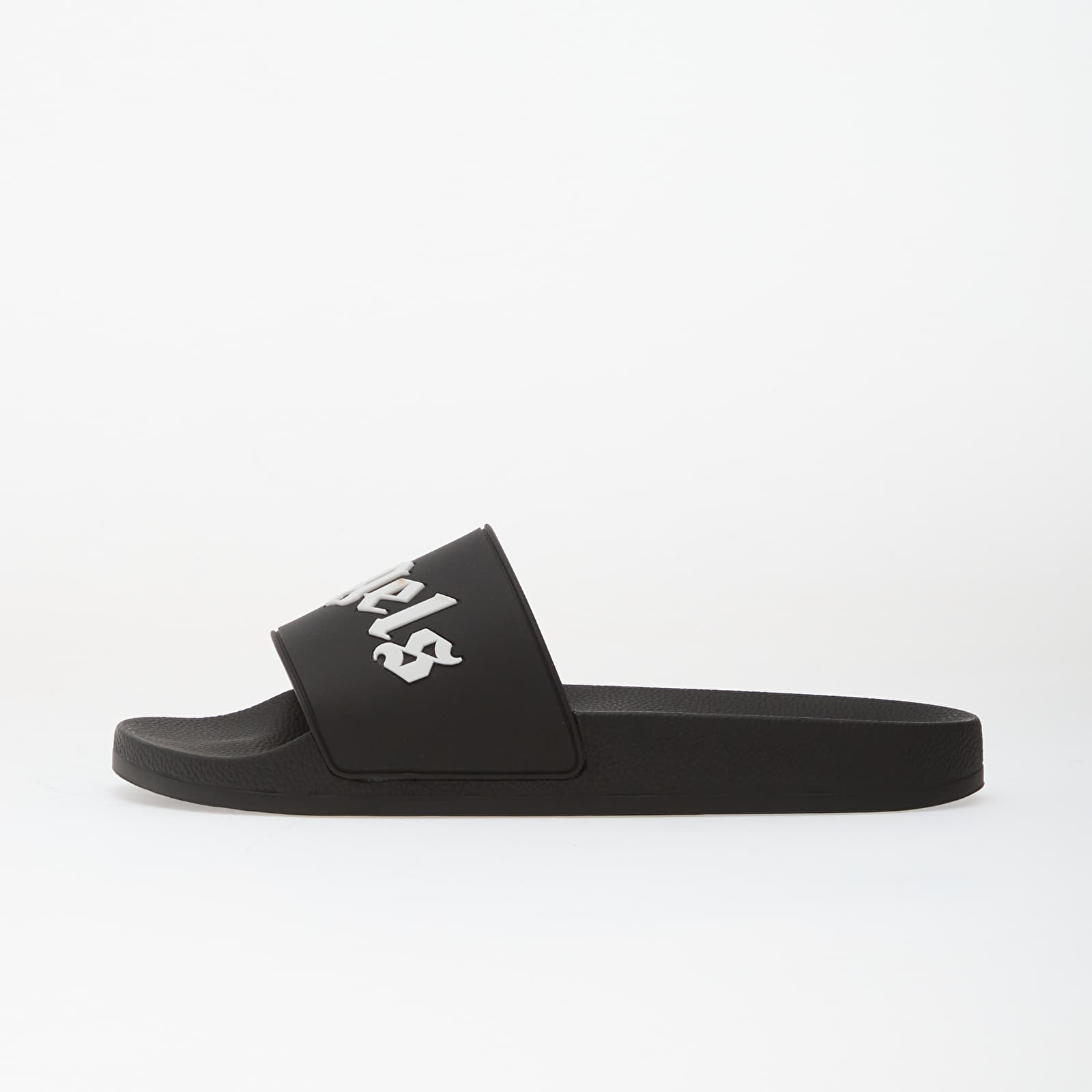 Sko til mænd Palm Angels Big Logo Sliders Black White