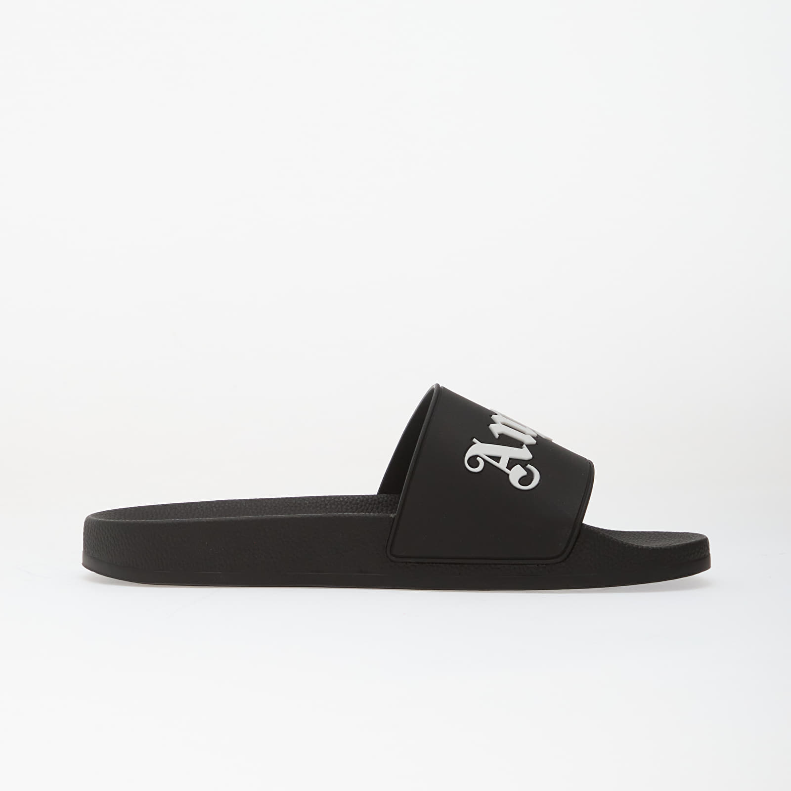 Sko til mænd Palm Angels Big Logo Sliders Black White