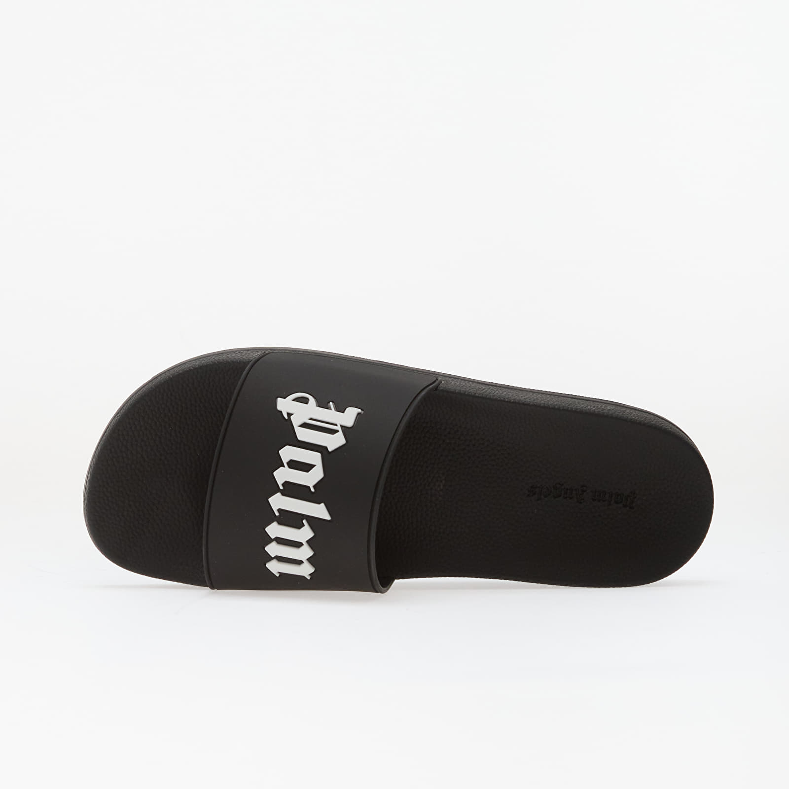 Sko til mænd Palm Angels Big Logo Sliders Black White