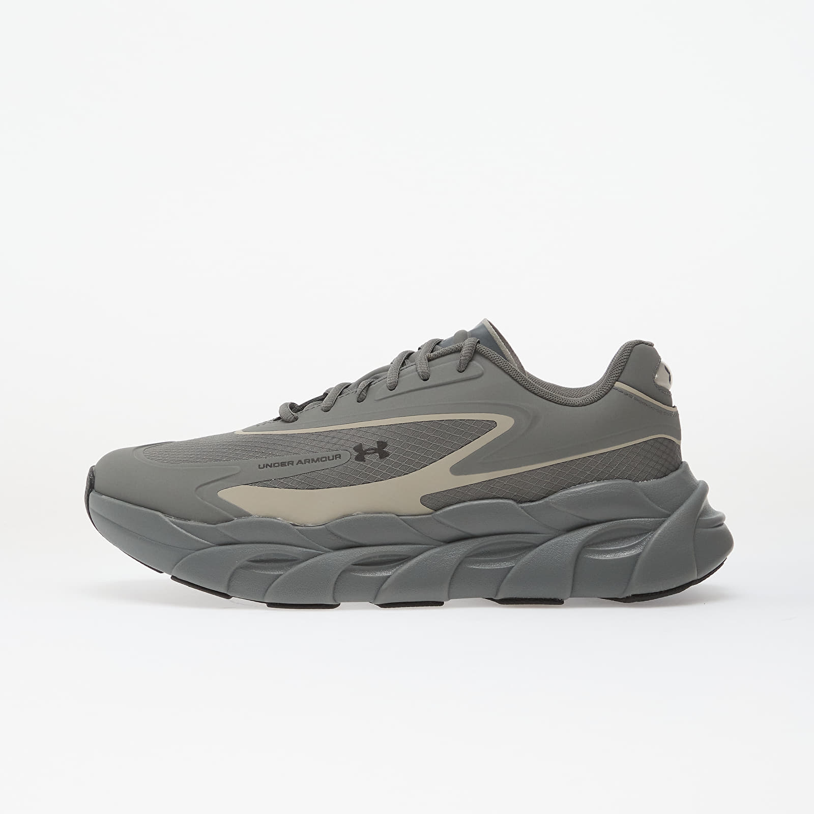Skor för män Under Armour Halo Runner SE Green