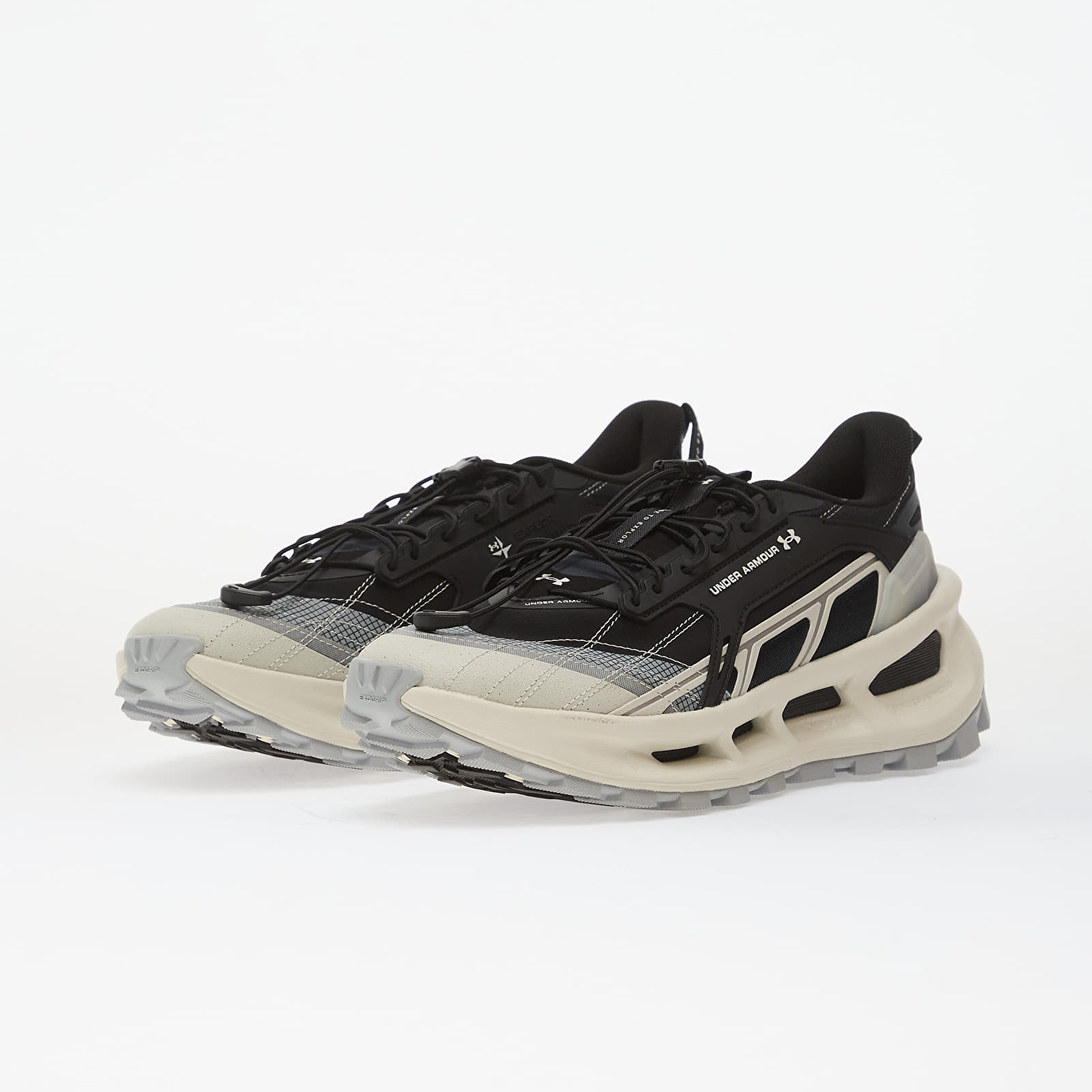 Pánské tenisky a boty Under Armour EXPLOR TRAIL Black/ White