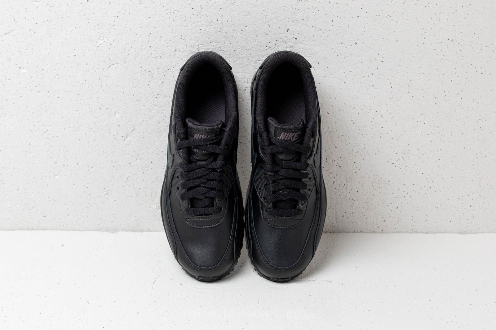Dámske topánky a tenisky Nike Air MAx 90 Leather (GS) Black/ Anthracite-Black