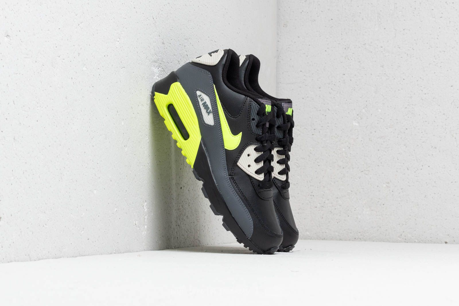 Moteriška avalynė Nike Air Max 90 Leather (GS) Dark Grey/ Vold-Black