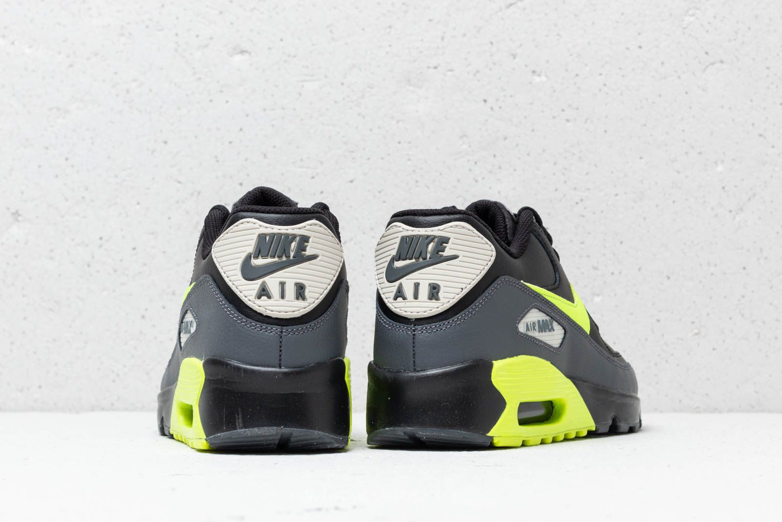 Moteriška avalynė Nike Air Max 90 Leather (GS) Dark Grey/ Vold-Black