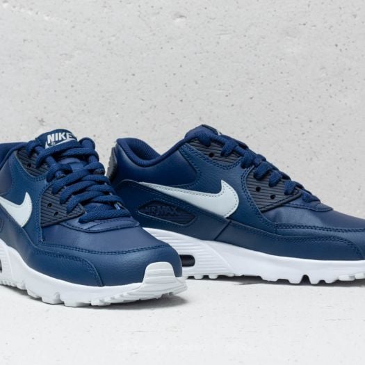 Women s shoes Nike Air MAx 90 LTR GS Blue Void Pure Platinum