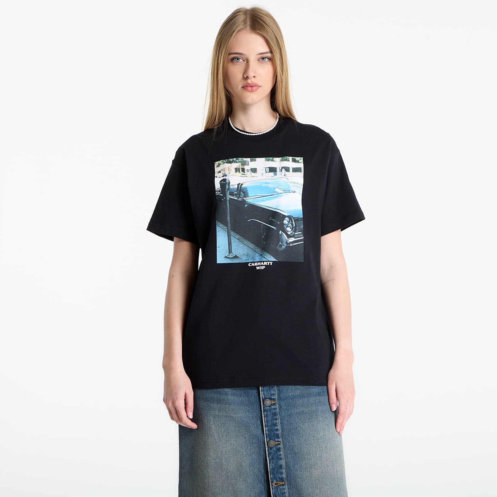 T-shirts för män Carhartt WIP S/S Warm Views T-Shirt UNISEX Black