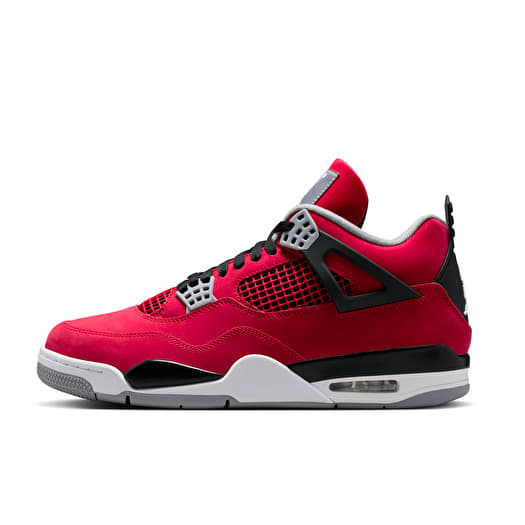 Air Jordan 4 Retro "Toro Bravo" Fire Red/ White-Black-Cement Grey