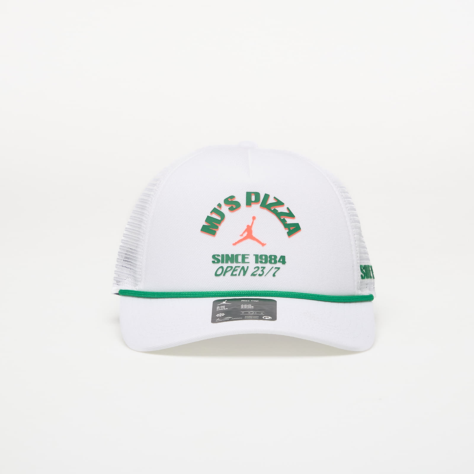 Caps Jordan Rise Structured Trucker Cap White/ Court Green/ Infrared 23