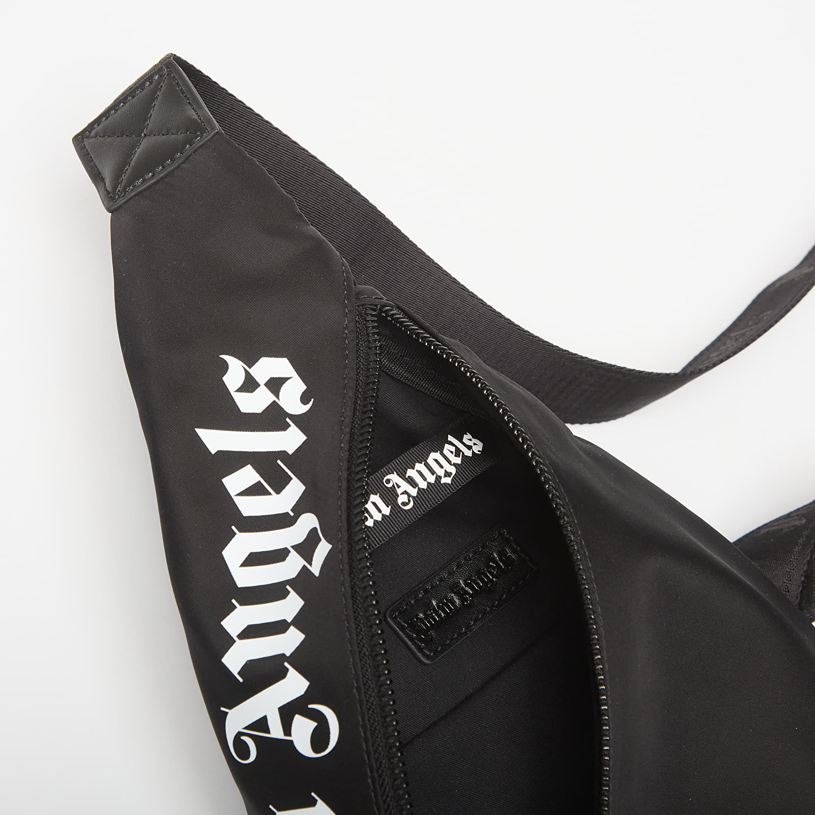 Crossbody rankinės Palm Angels Logo Shoulder Bag Black/ White