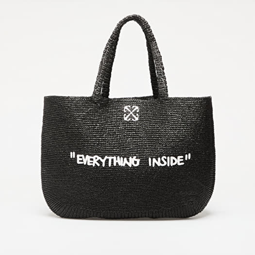 Taška Off-White Jitney Tote Quote Black