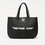 Off-White Jitney Tote Quote Black