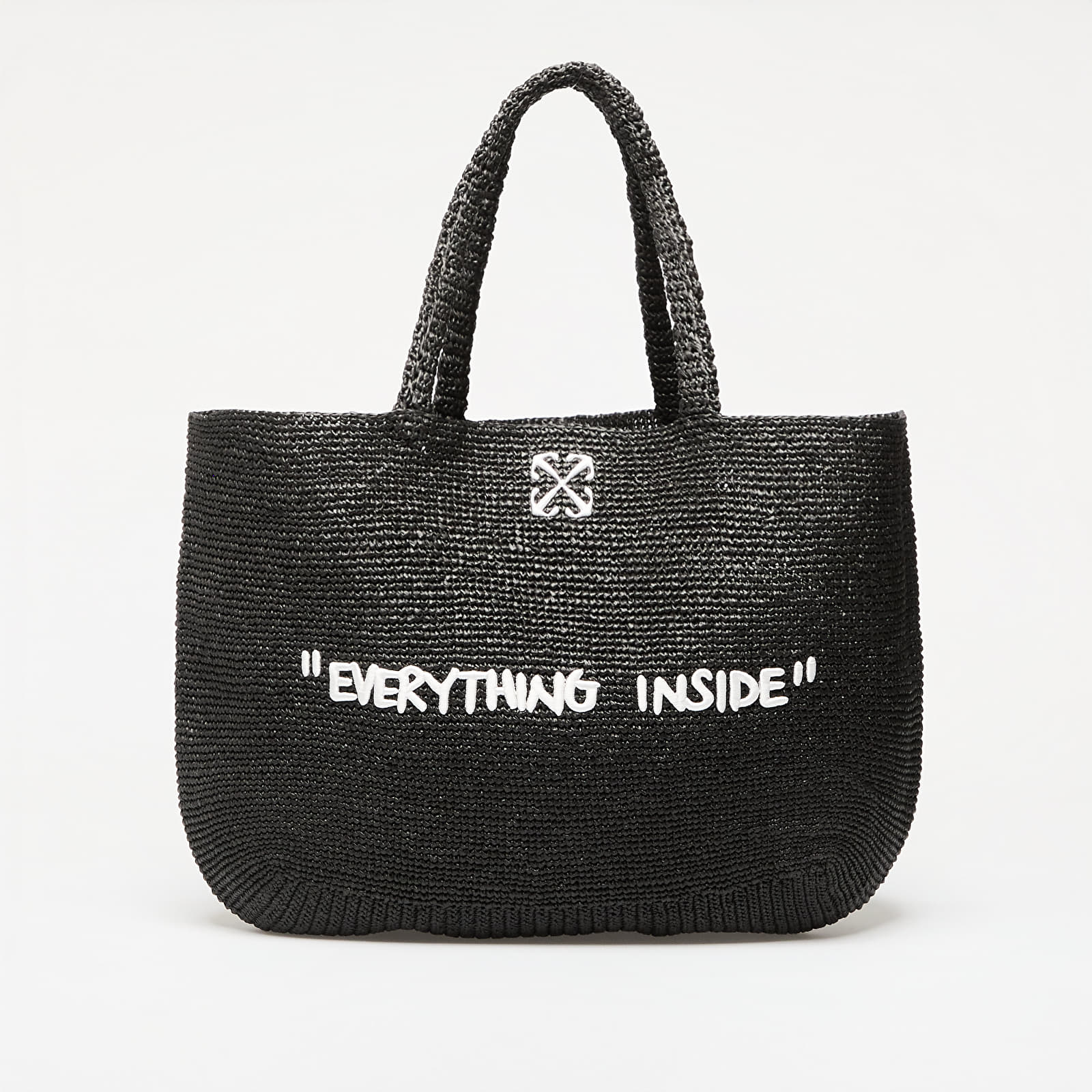 Crossbody-tasker Off-White Jitney Tote Quote Black