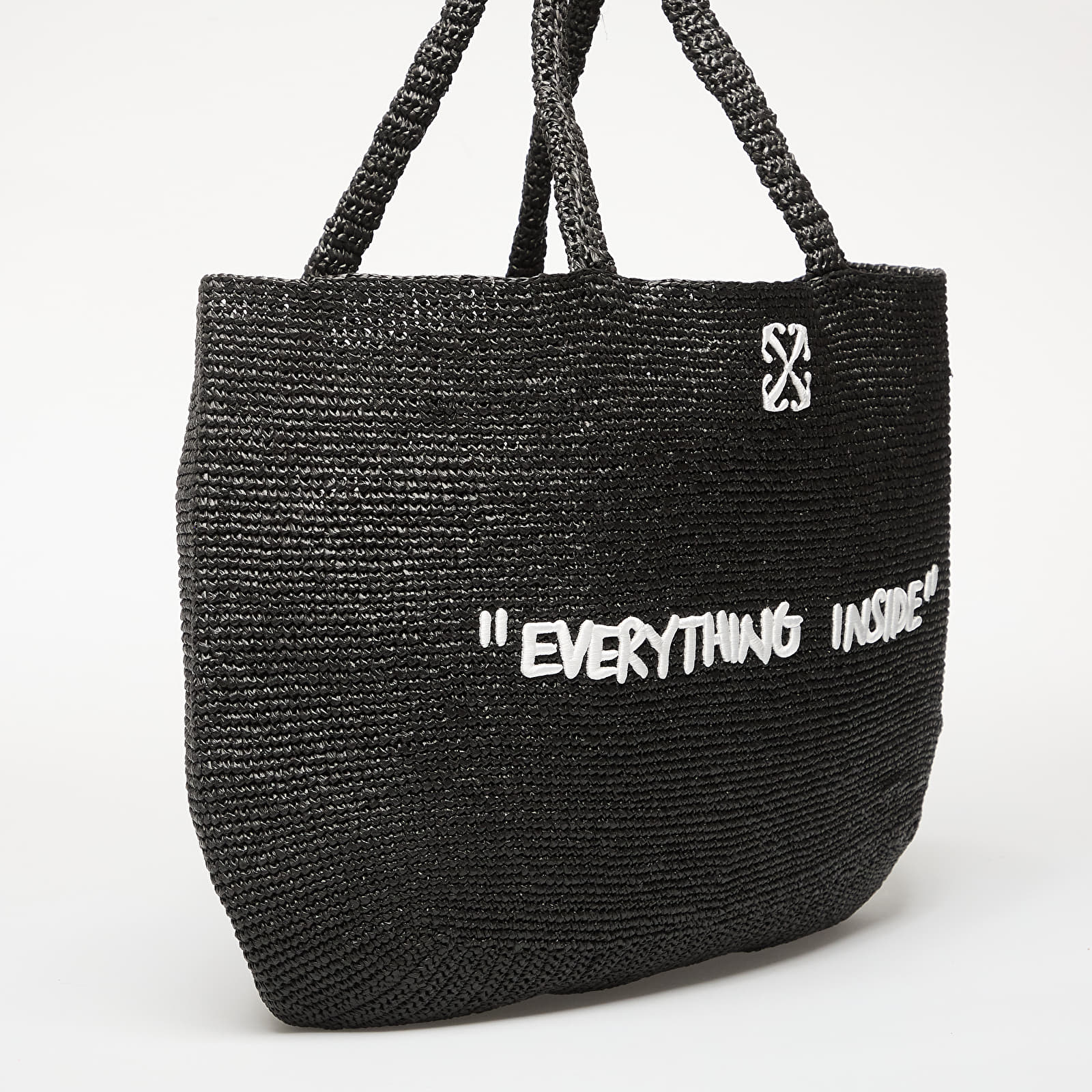 Crossbody-tasker Off-White Jitney Tote Quote Black