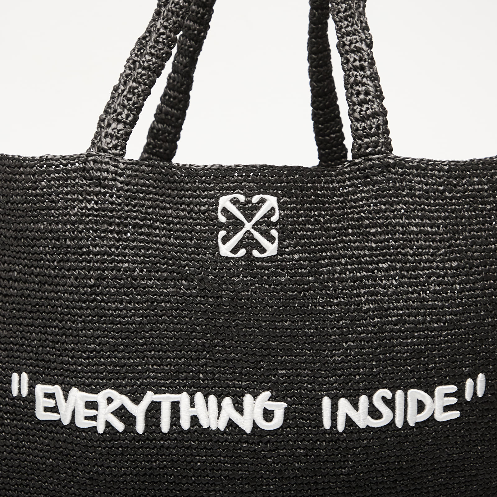 Crossbody-tasker Off-White Jitney Tote Quote Black