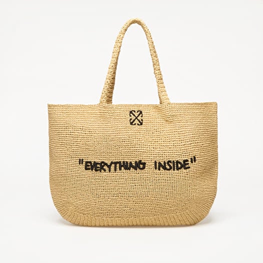 Taška Off-White Jitney Tote Quote Sand