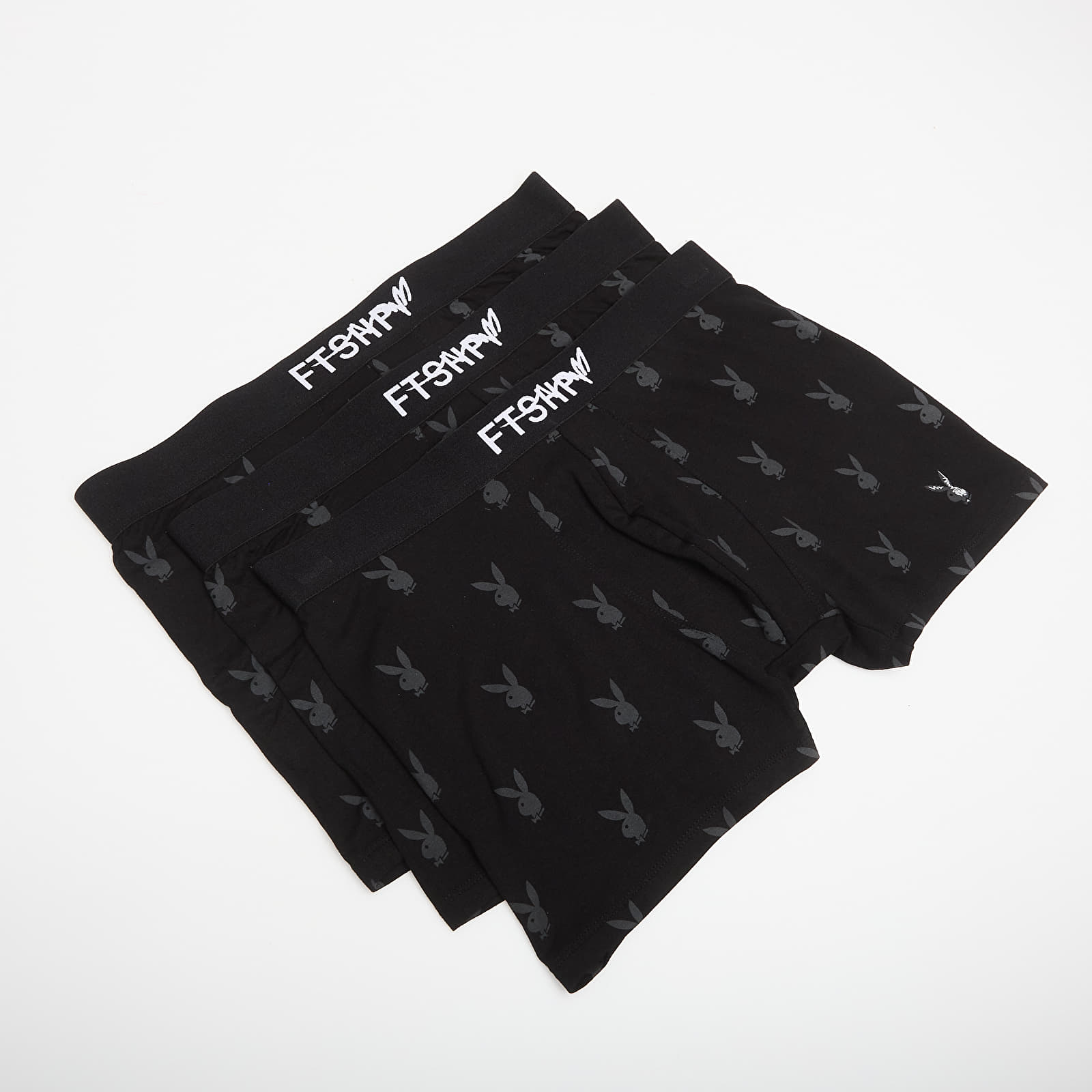 Boxer shorts Playboy x FTSHP Underwear Mens Boxers 3 Pack Black