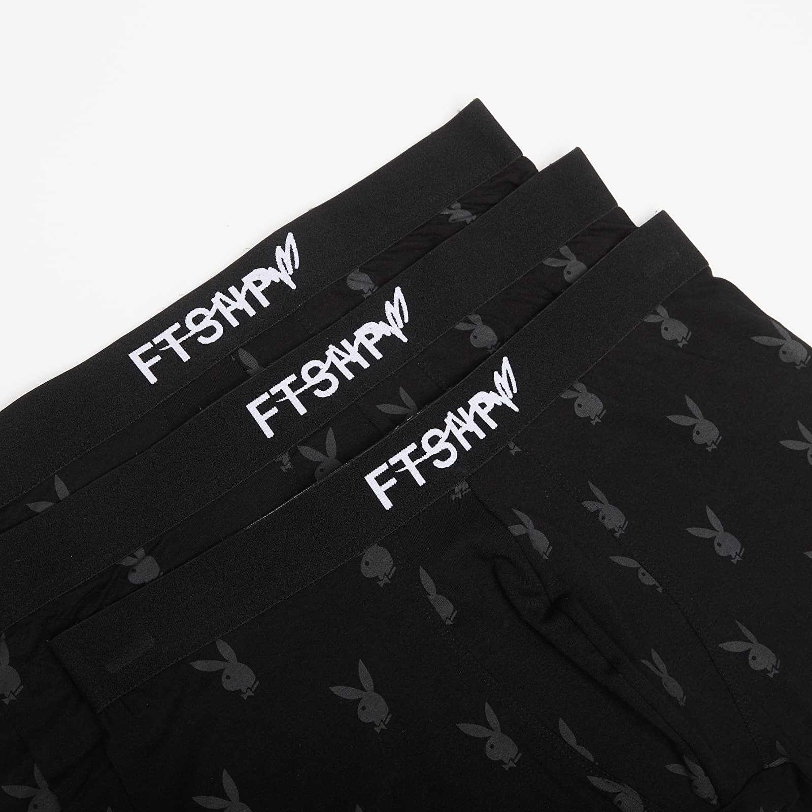 Boxer shorts Playboy x FTSHP Underwear Mens Boxers 3 Pack Black