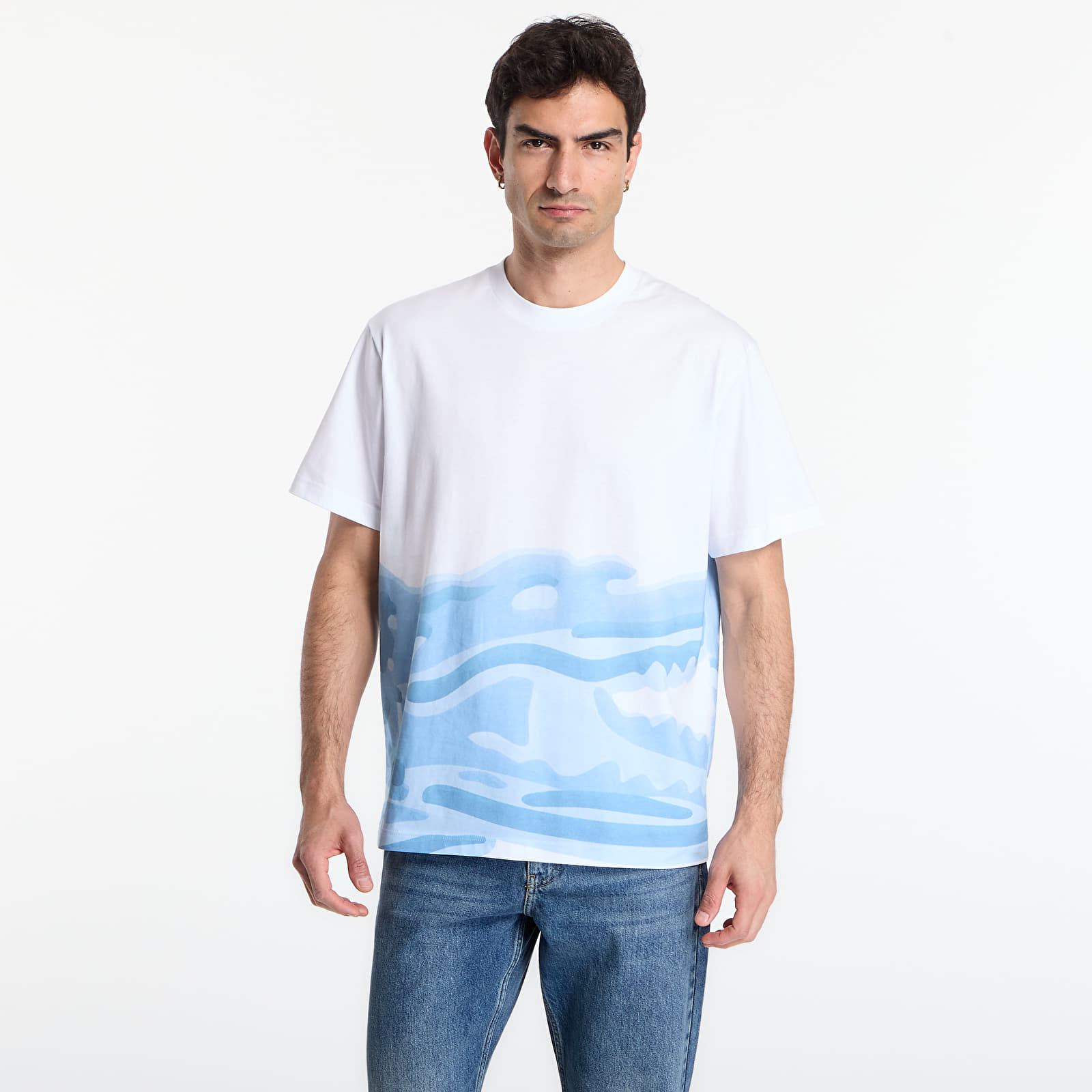 T-shirts för män LACOSTE Tee-Shirt White