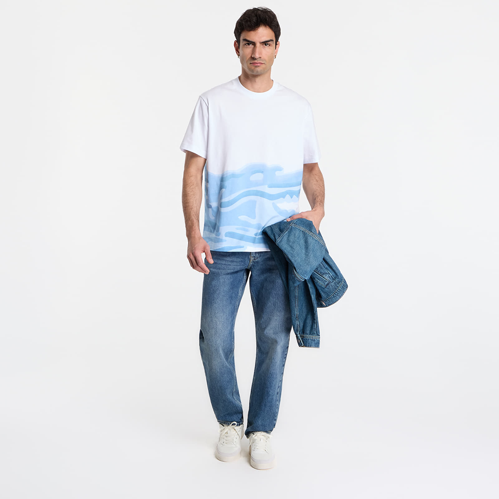 T-shirts för män LACOSTE Tee-Shirt White