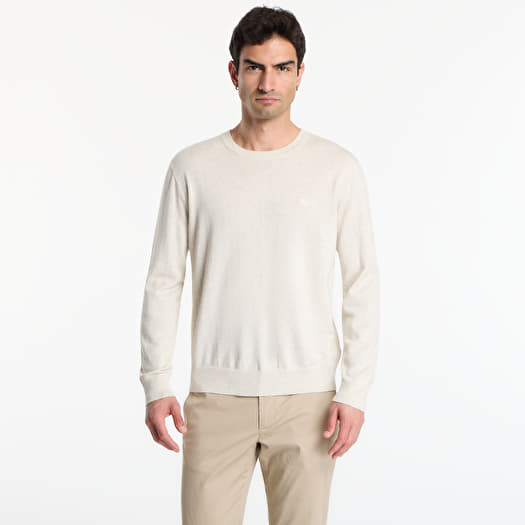 Sveter Calvin Klein Ls Supima Cotton Crew Snow Heather
