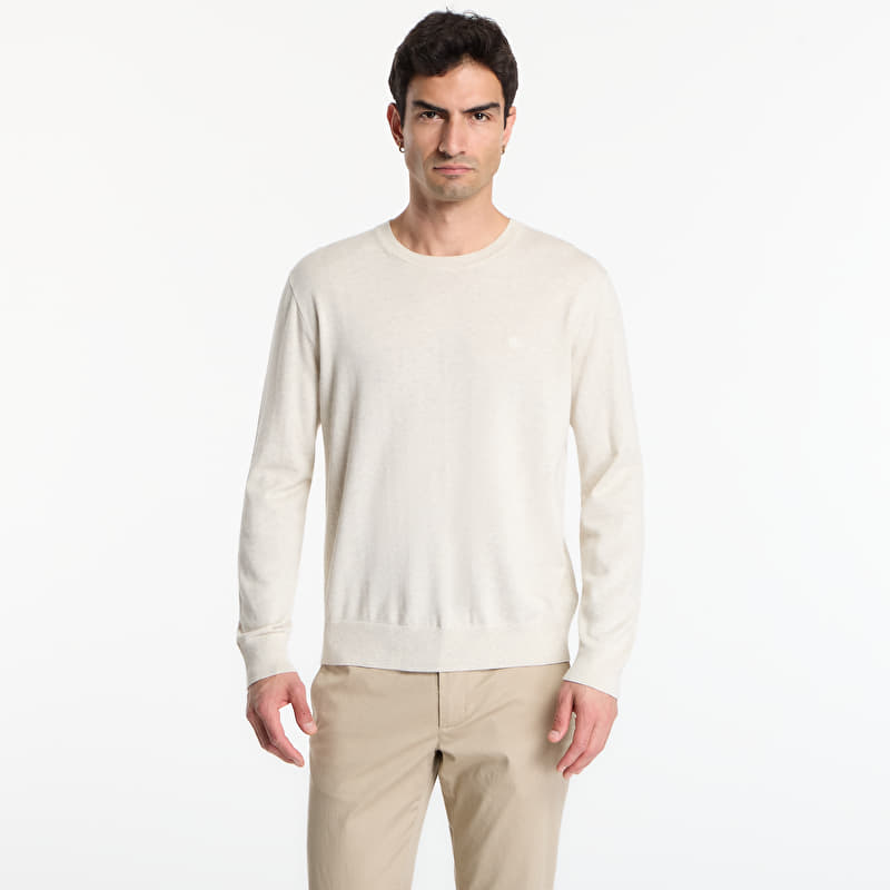 Trui Calvin Klein Ls Supima Cotton Crew Snow Heather