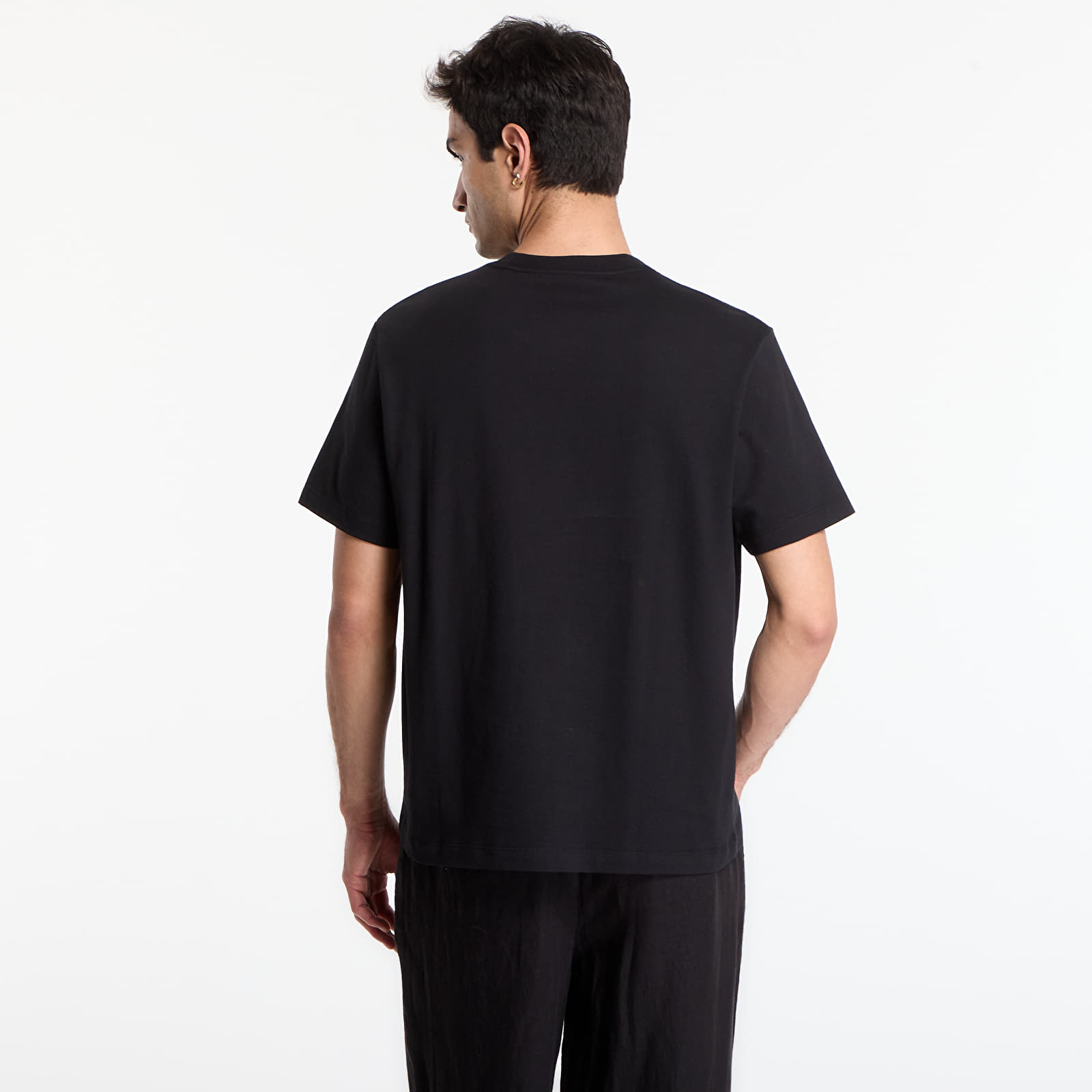 Miesten T-paidat Calvin Klein Ss 20S Eu Spw Standard Graphic Tee Black