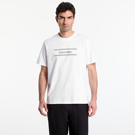 Marškinėliai Calvin Klein Ss 20S Eu Spw Standard Graphic Tee Bright White