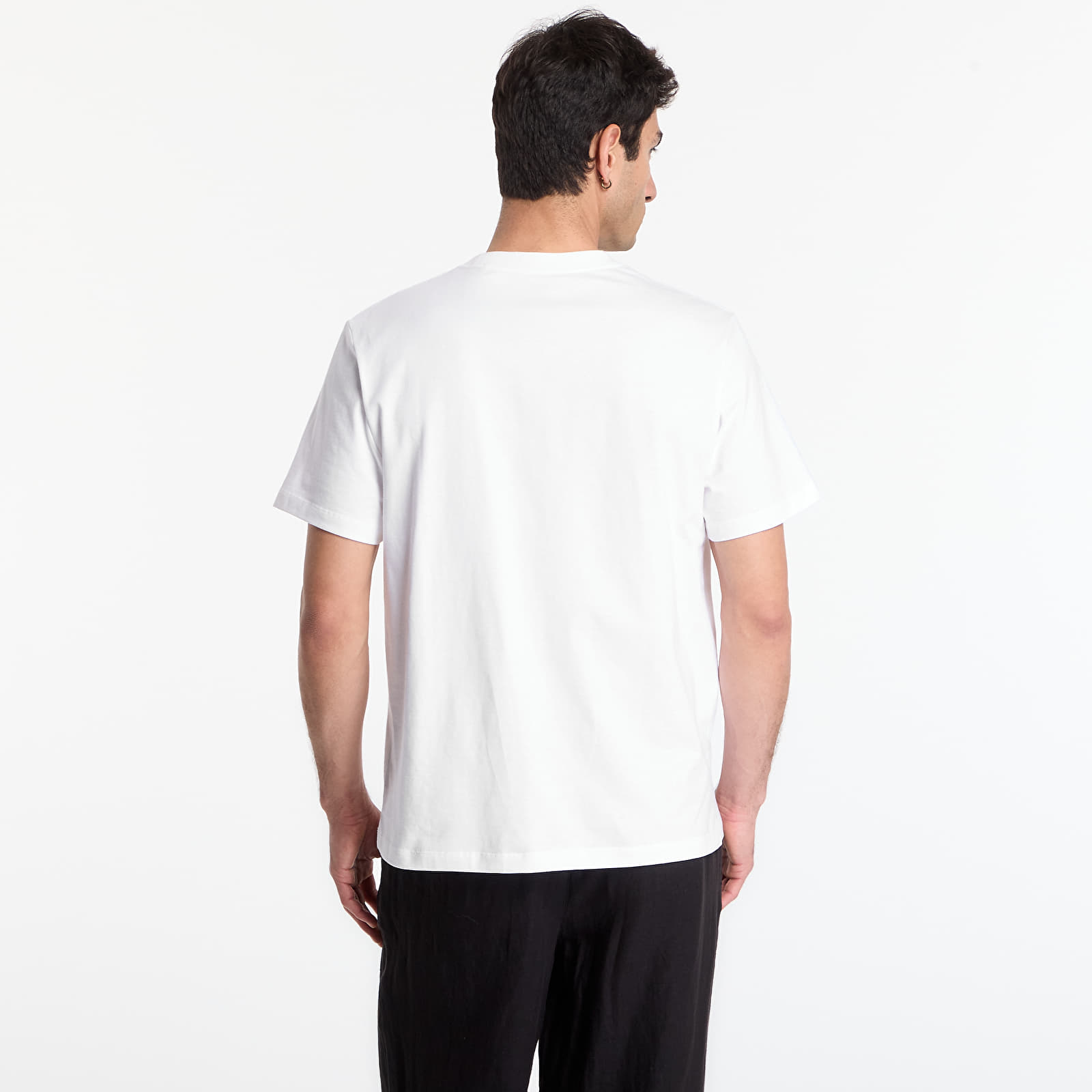 Miesten T-paidat Calvin Klein Ss 20S Eu Spw Standard Graphic Tee Bright White