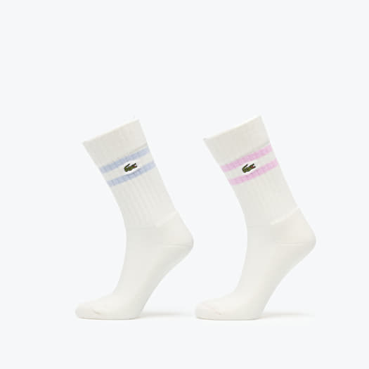 Socken LACOSTE Socks Flour/ Phoenix Blue-Albizia