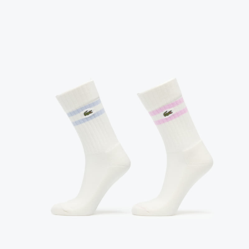 Ponožky LACOSTE Socks Flour/ Phoenix Blue-Albizia