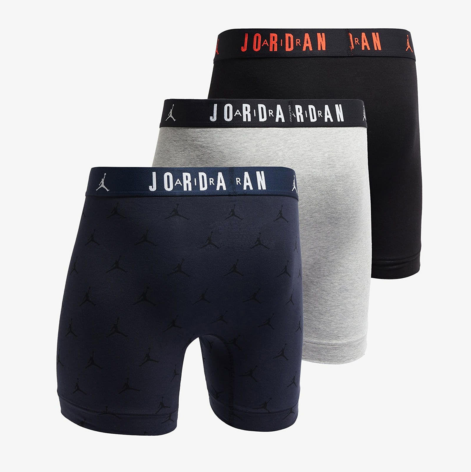Boxershorts für Männer Jordan Jhm Mens Flight Cotton Esst 3-Pack Obsidian